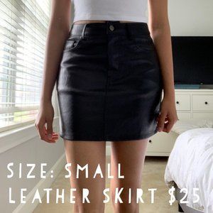Leather Skirt
